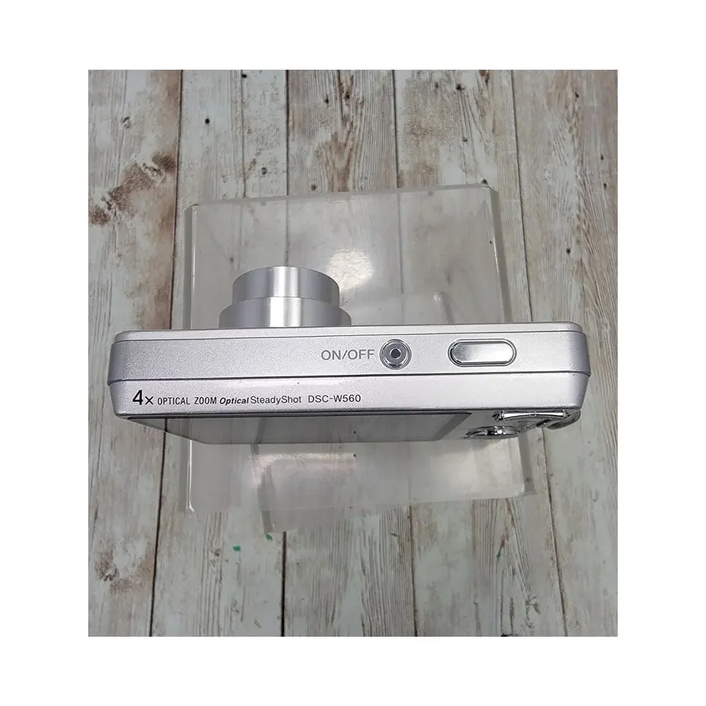 SONY Cyber-Shot DSC-W530 Vintage Digital Camera 14.1MP 4x Optical Zoom Silver